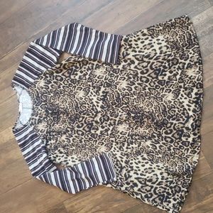 EUC CHEETAH DRESS W POCKETS